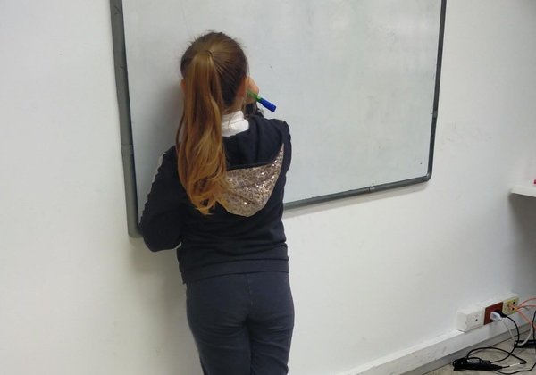 Attività di gruppo guidata dal mentor in classe